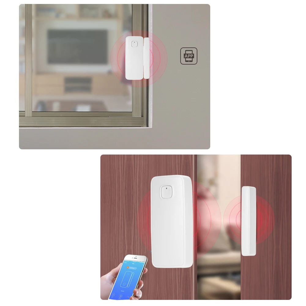 Wi Fi PIR датчик движения Охранная сигнализация и wifi для двери приложение управление