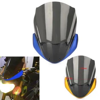 

Motorcycle Windscreen ABS Long Front Windshield with bracket for Yamaha MT-09 MT09 FZ09 FZ-09 2014 2015 2016