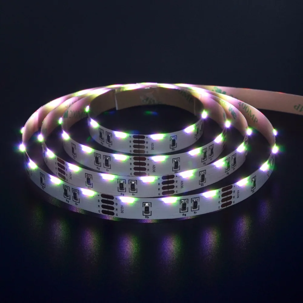 Бортовой испускать Светодиодные ленты светильник 12V RGB SMD 020 светодиодный веревка