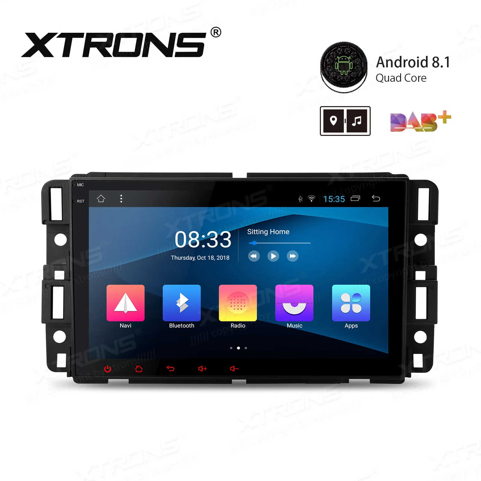 Clearance 8" Android 8.1 Oreo OS Car Multimedia GPS Radio for Chevrolet Avalanche 2007-2011 & Silverado 2007-2014 & Express Van 2008-2011 3