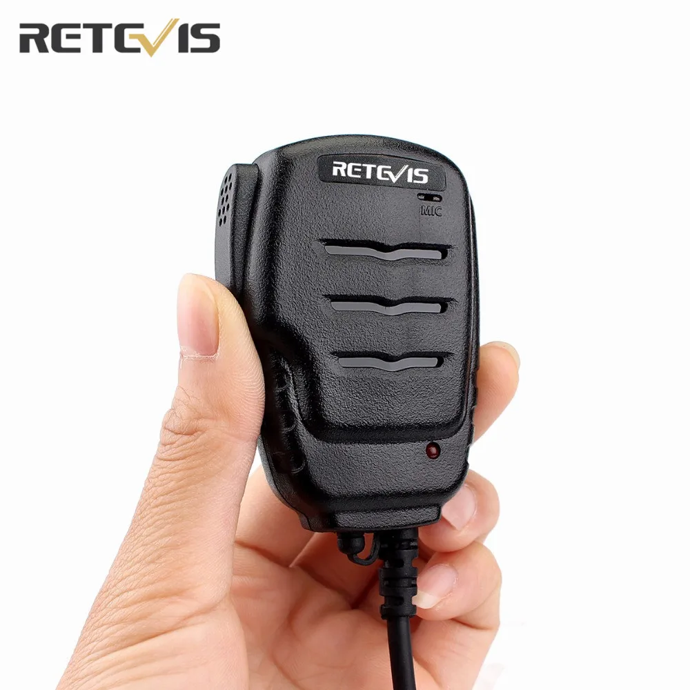 10 шт. Retevis RS 111 2PIN дистанционный динамик микрофон для Kenwood H777 RT21 RT5R Baofeng UV5R