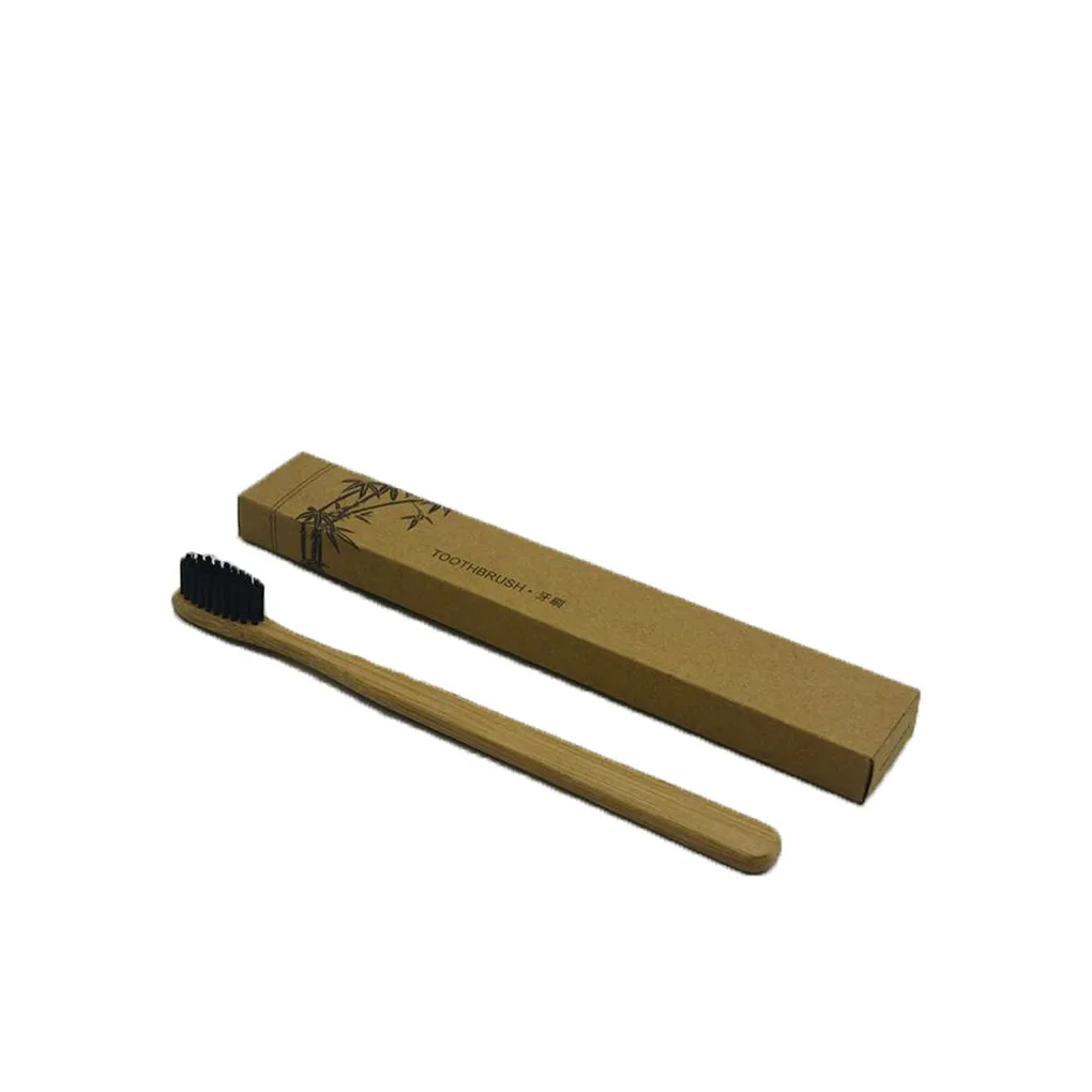 Новая Экологически чистая деревянная зубная щетка бамбуковая зубная щетка бамбуковое волокно деревянная ручка зубная щетка для взрослых - Цвет: 02