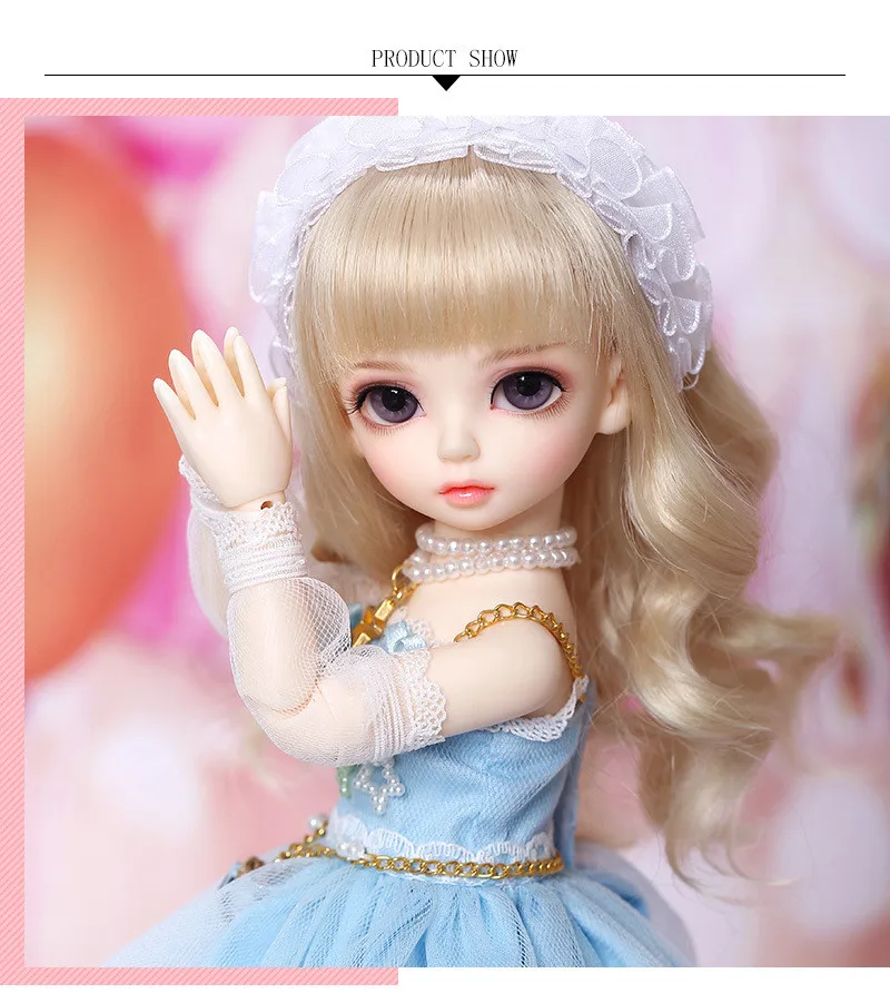 Face Make Up Eyes Clothes Wig 1/6 BJD Doll Resin Jointed Body Girls XMAS GIFT