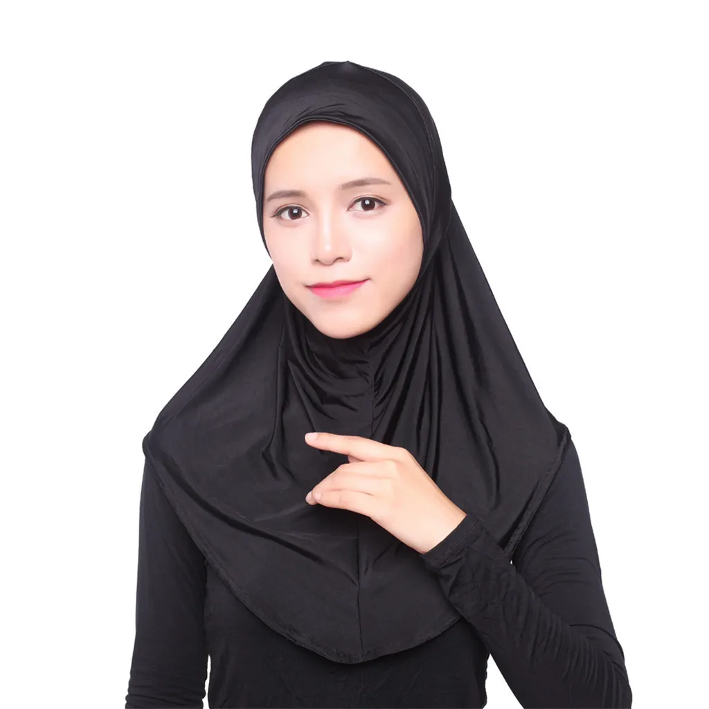 

Muslim Scarf Hijabs Muslim Islamic Scarf Scarves Muslim Scarfs For Ladies Solid Inner Caps Underscarf hijab femme musulman