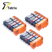 15 шт. для canon pgi-525 cli-526 совместимый патрон чернил для canon pixma ip4850/ip4950/ix6550/mg5150/mg5250/mg5350 принтер