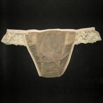 

2017 Men Gay Underwear High Quality Sexy Men's Lace Briefs Transparent Men Underwear Size M L XL