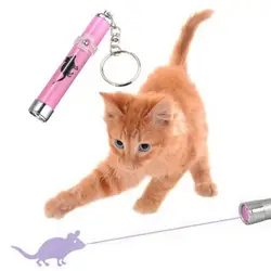 Креативный и забавный для домашнего котика игрушки светодиодный лазерный проектор ручка с яркой мультипликационная мышь случайный цвет