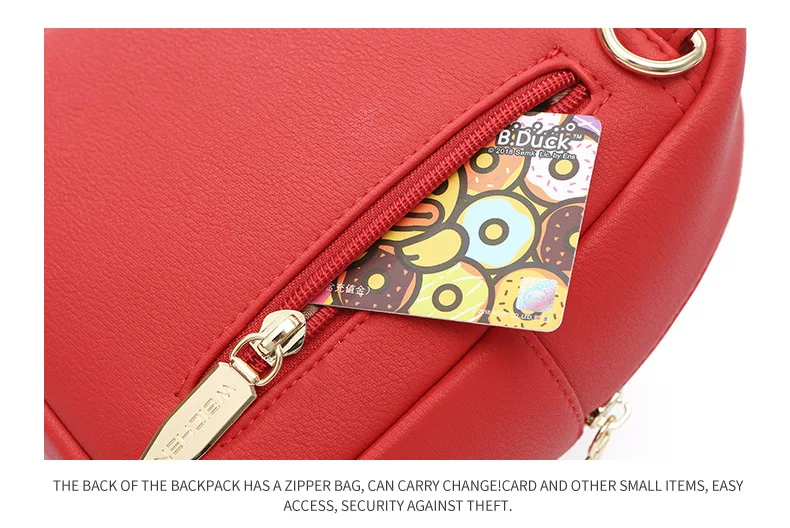 YIZHONG мини кожаный женский рюкзак маленькая многофункциональная сумка для книг Женская мода сумки на плечо для девушек кошелек Mochila Feminina
