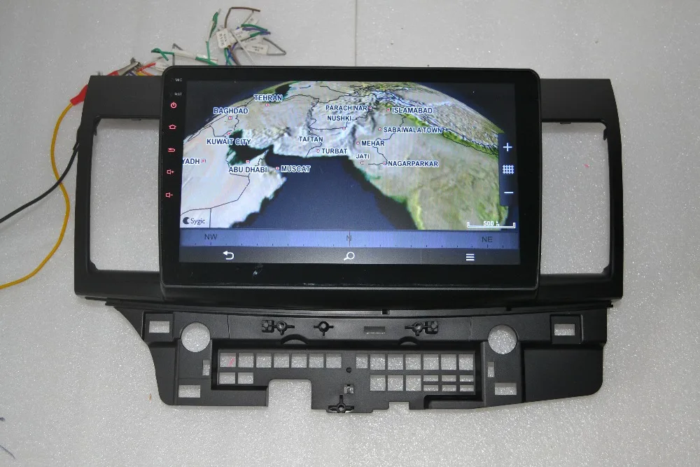 Clearance 10.1inch 1024 x 600 quad core Android 7.0 for MITSUBISHI LANCER ,car deckless gps navigation,radio,3G,Wifi, 17