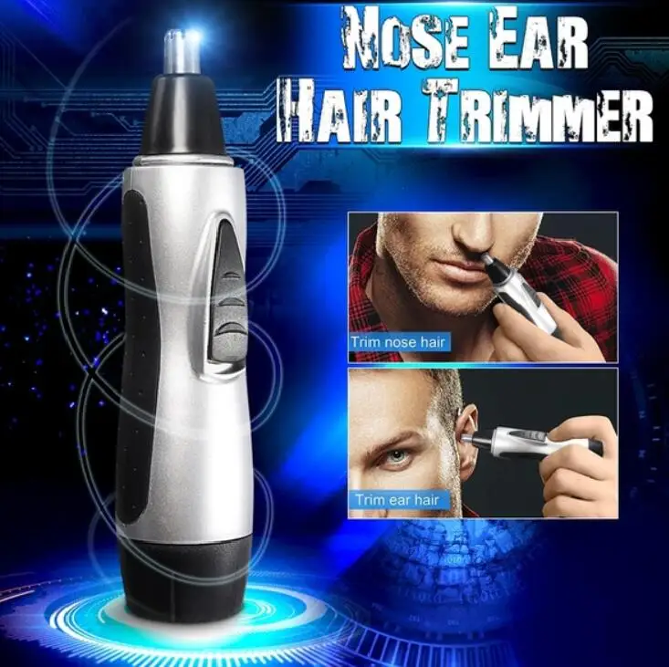 Персональный уход за лицом Электрический триммер для бритья волос в носу Безопасная бритва для бритья лица Триммер для удаления волос в носу