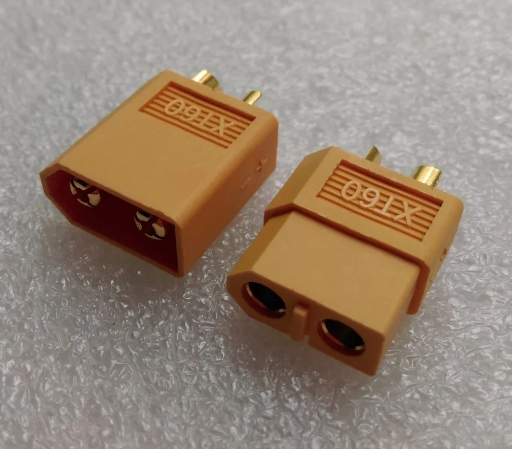 

10pcs/lot High Quality Gold plated XT60 XT-60 XT 60 Plug Male Female Bullet Connectors Plugs For RC Lipo Battery Free Shipping