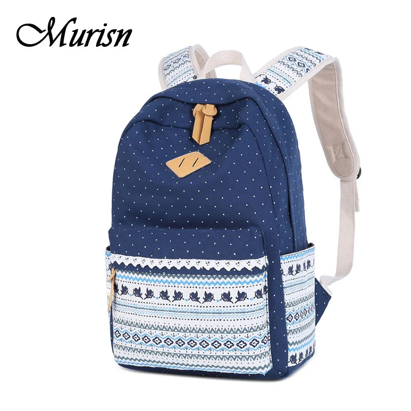 Canvas Backpack Back To School Bagpack Lace School Bags For Teenage