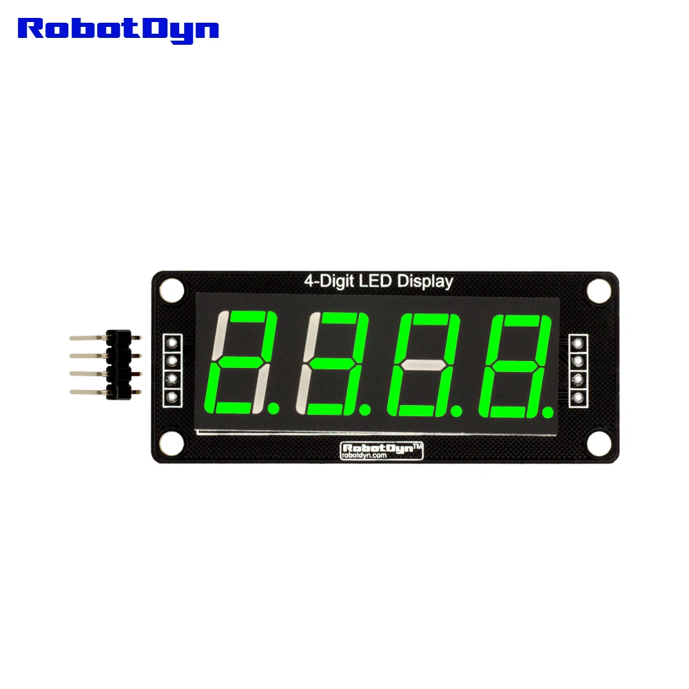 PHOTO==TOP==0G-00004781==Mod-LED-Display-4D-7S==Green  (decimal point)