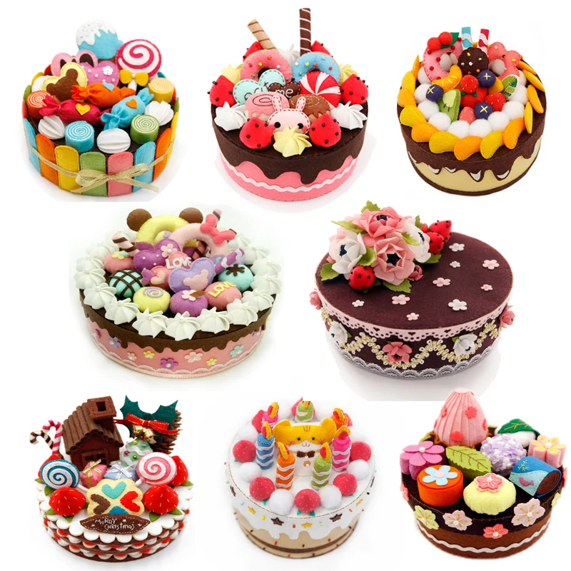 

Gift box gift Felt kit Non-woven cloth Craft DIY Sewing set Felt Handwork Material DIY needlework supplies