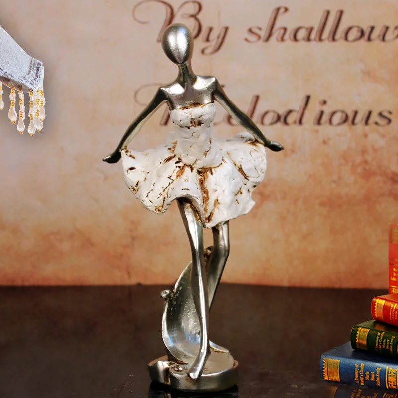 

2017 Hot Sale Top Fashion The Wedding Gift Wine Room Art Decoration Crafts Resin Ballet Beauty Figure