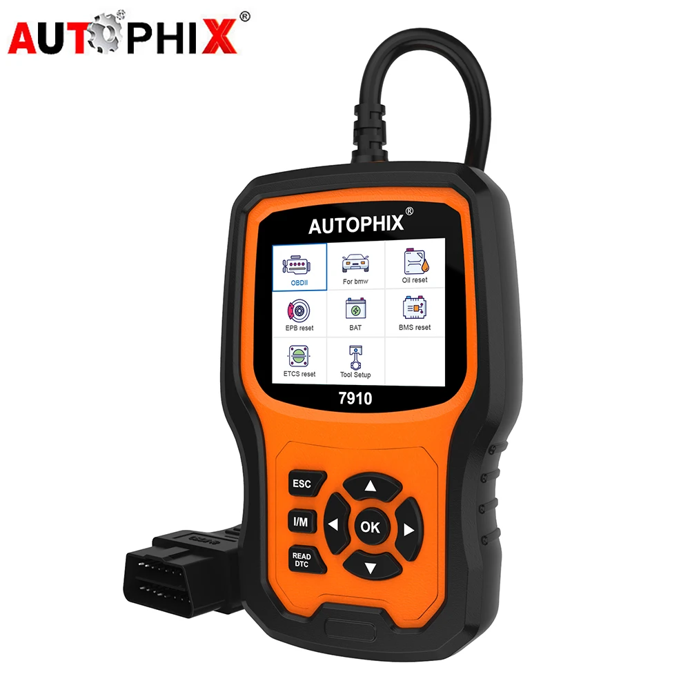 Autophix 7910 Профессиональный OBD2 Автомобильный сканер для E46 E90 E60 E39 DPF TPMS SAS сброс масла полная система OBDII диагностический инструмент