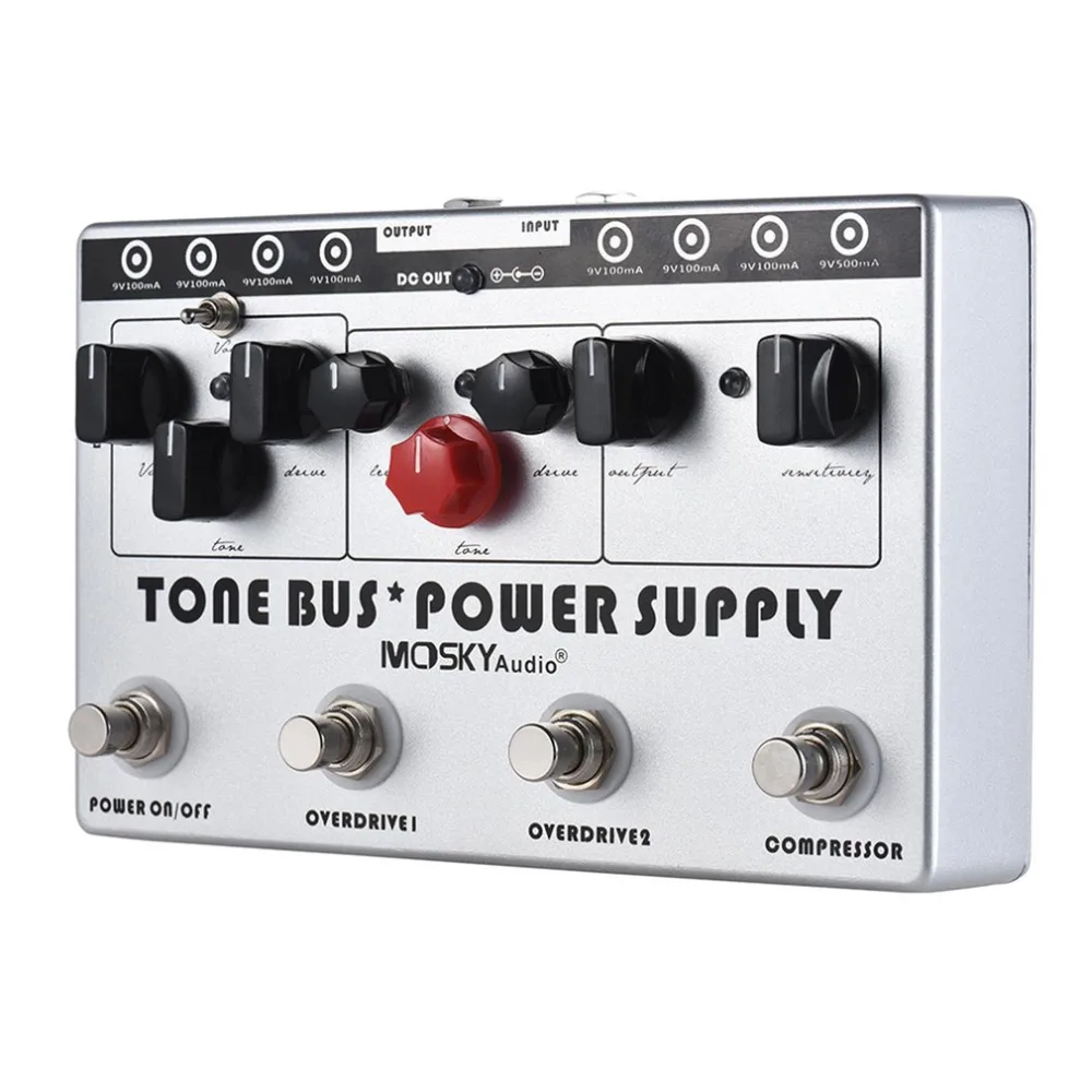 

Electric Guitar Pedal Combined 3 Effects Compressor/Tube Overdrive/Ultimate Overdrive Guitar Effect Pedal