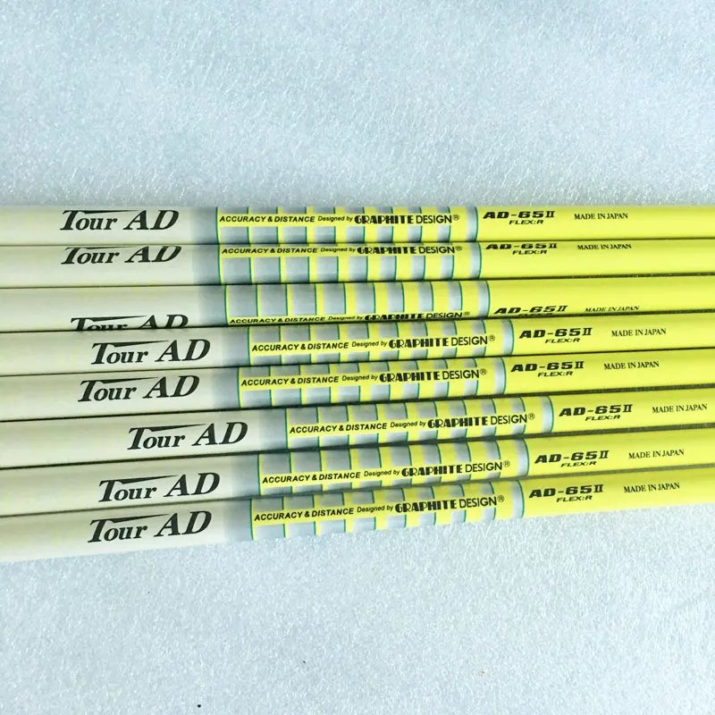 New mens Golf clubs shaft TOUR AD-65II Golf Irons shaft 9 pcs/lot Graphite Golf shaft  R or S flex  Free shipping