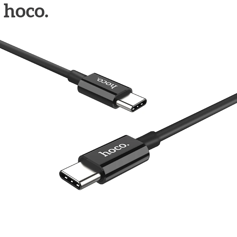 Кабель Hoco USB Type C 3A 45 Вт кабель C-USB-C для Samsung Galaxy S9 S8 Note 9 PD быстрой зарядки нового MacBook