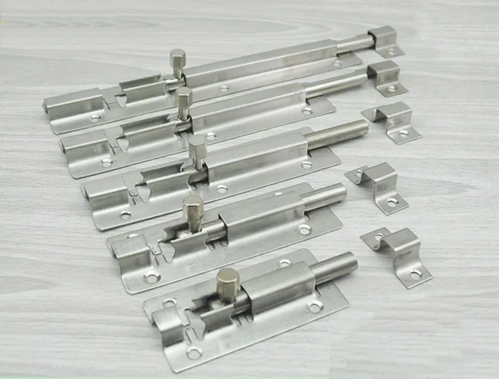 Купить 10 'из нержавеющей стали 304 тяжелых дверь ствола болт замки в ...