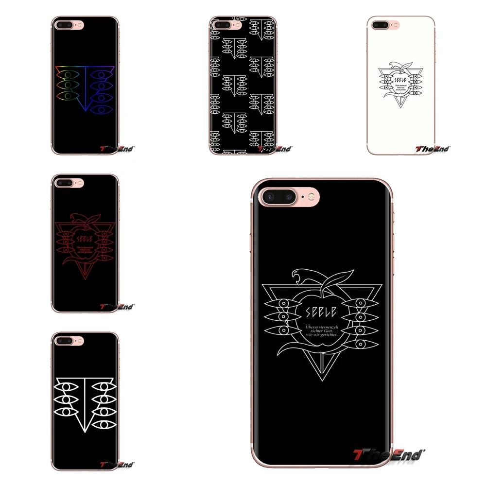 

Phone Bag Case For Huawei G7 G8 P7 P8 P9 P10 P20 P30 Lite Mini Pro P Smart Plus 2017 2018 2019 Seele Eyes Evangelion Art Pattern