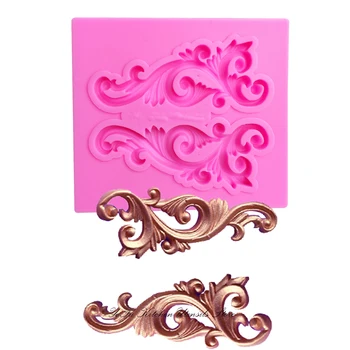 

Lace border vine Border silicone cooking mold cake decorating tools gumpaste mould Fondant Molds DIY Cake T0882