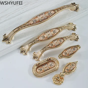 

Hardware accessories gold handles cabinet door handle cabinet drawer invisible dark handle solid wood wardrobe furniture handle