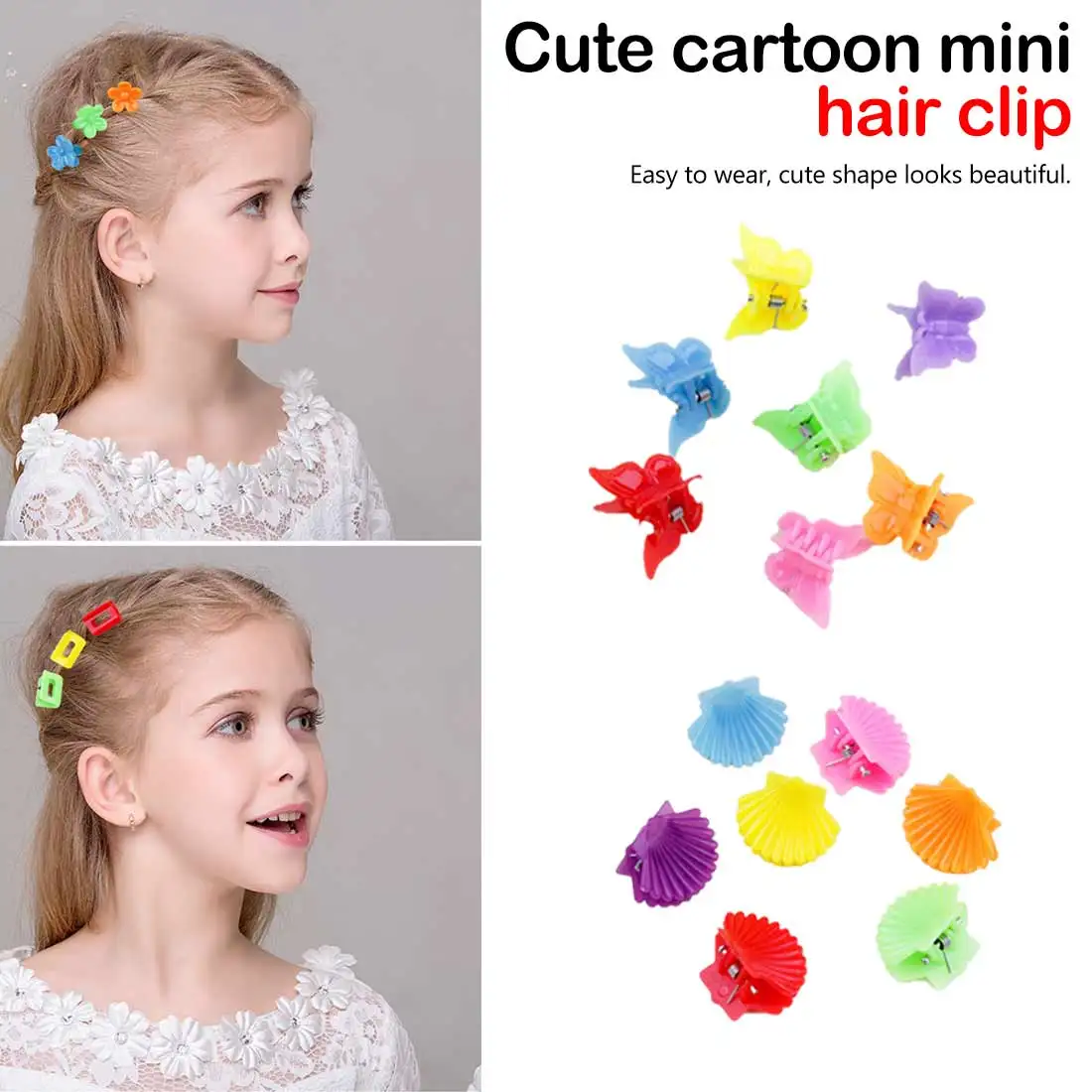 

10pcs/Lot Cute Bow Hair Claws Children Lovely Hair Clips Hairpins Headbands Kids Fashion Hair Accessories