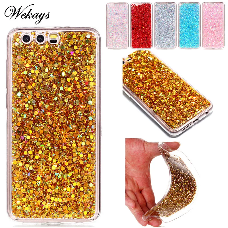 

Wekays Cover For Huawei Honor 9 Luxury Cool Bling Glitter Fundas Soft TPU Case For Huawei Honor9 Back Cover Cases Honor 9 Coque
