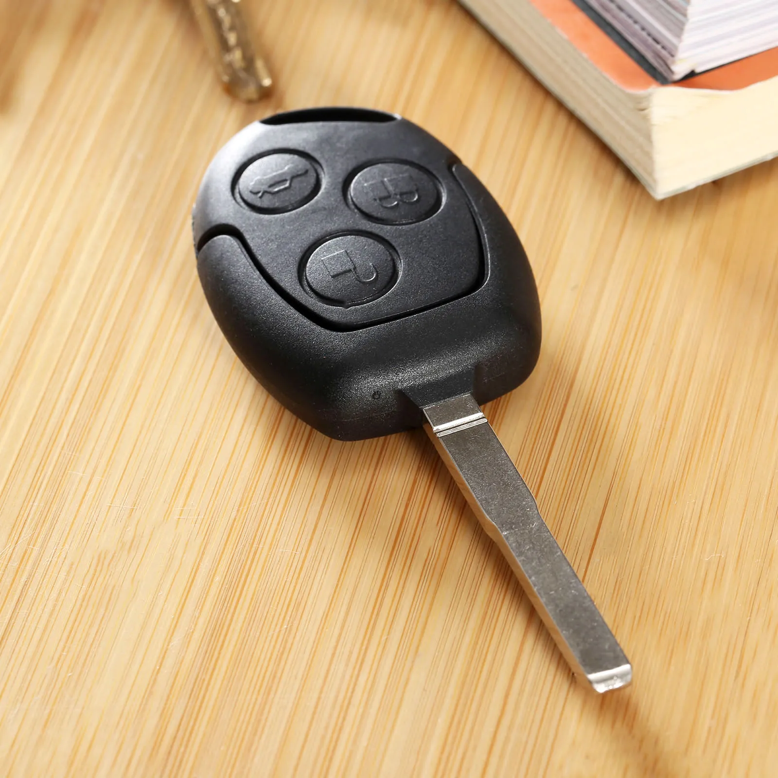 

3 Buttons Replacement Remote Key Case Shell Uncut Blade Car Key Case Fob Fit For FORD C-Max Fiesta Focus Galaxy Mondeo S-Max