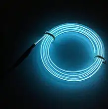 Haoyuehao DIY Decoration 12V Auto Car Interior LED Neon Light EL Wire Rope Tube Line Party Weeding Decal 10 Colors 1M