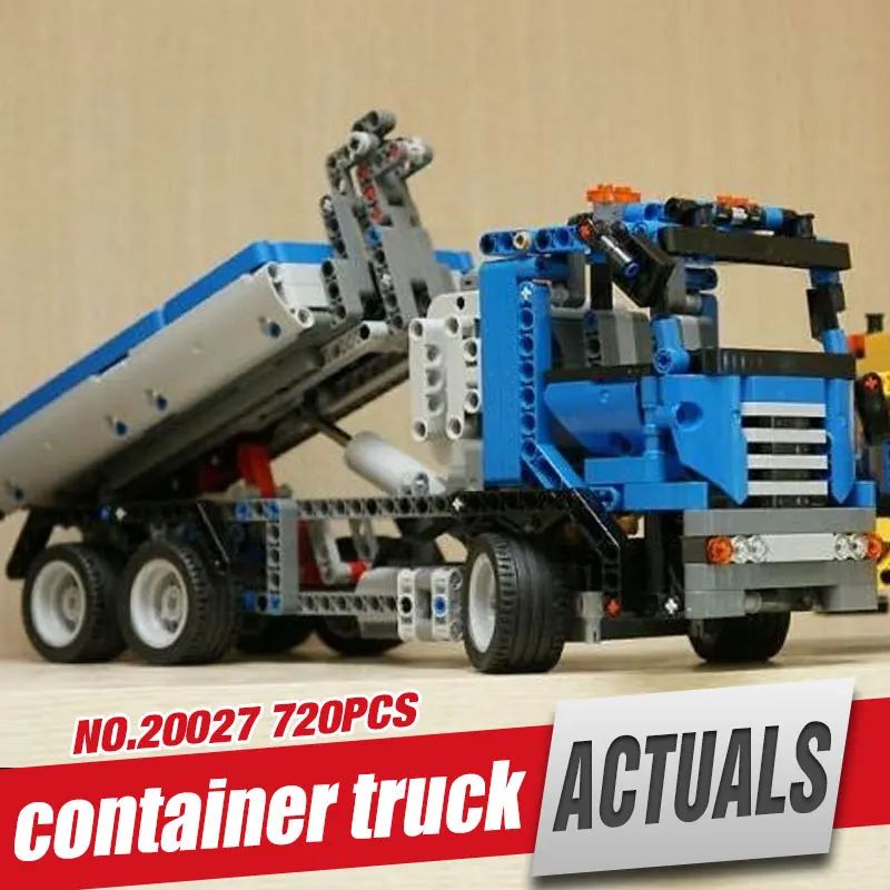 

Lepin 20027 720Pcs Technic Mechnical Series The Container Truck Set Children Educational Building Blocks Bricks Toys Model 8052