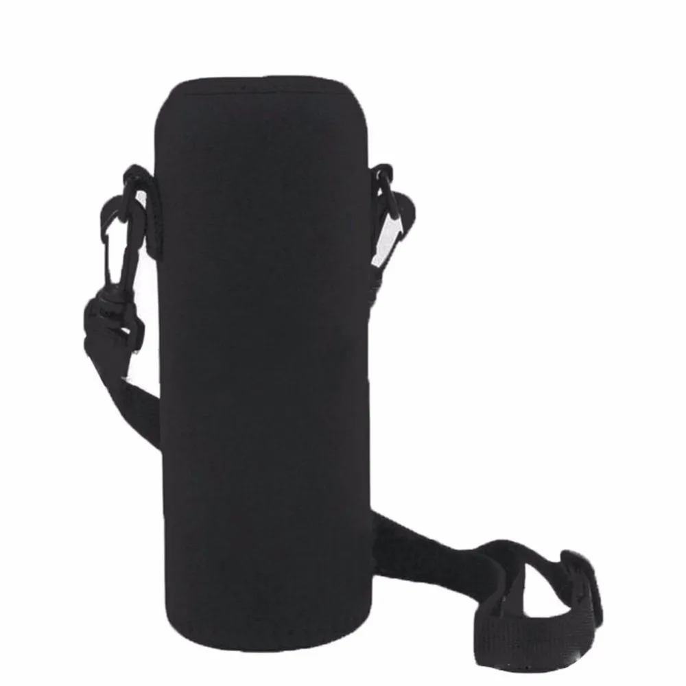 600 мл неопрена бутылку воды плеча Изолированная крышка Держатель на путешествия отдых подножка сумка