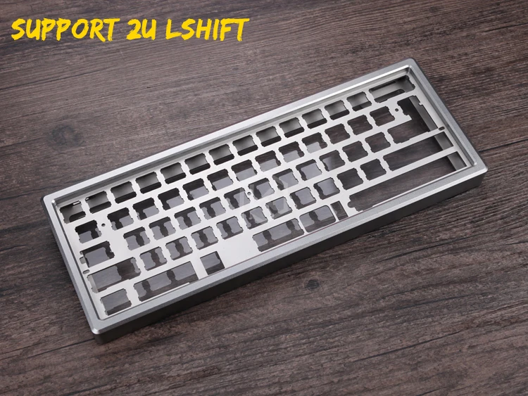  Anodized Aluminium case for xd60 xd64 60% custom keyboard acrylic panels acrylic diffuser gh60 xd64