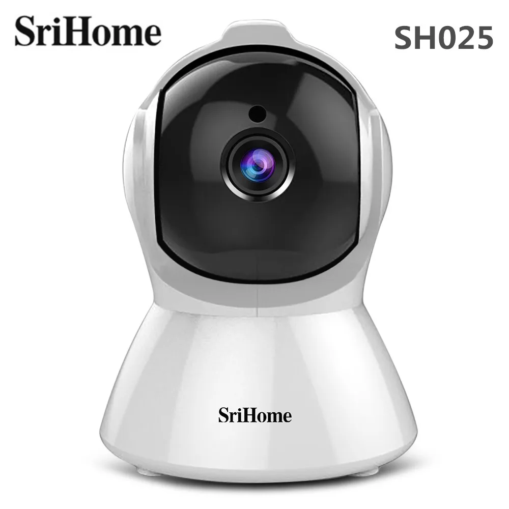

SriHome SH025 1080P AI Auto-tracking Wireless Indoor IP Camera IR Night Vision Smart Motion Track Security Camera Baby Moniter