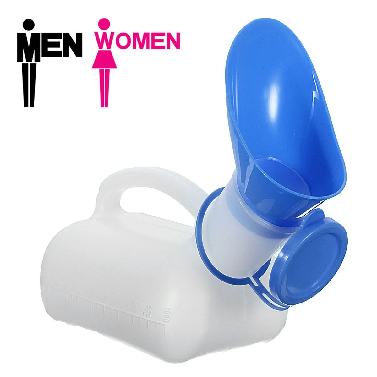 1000ml Female Male Women Unisex Portable Mobile Toilet Car Journeys Travel Camping Ourdoor Aid Bottle Urine Urination Device