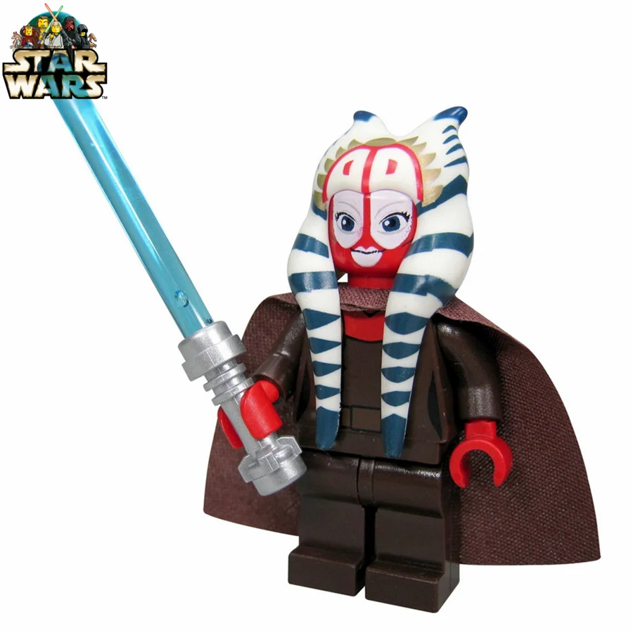 Goedkoop Enkele Verkoop STER OORLOG Rogue Een Jedi SHAAK TI met Lightsaeber Darth vader Yuda Model minifig Bouwstenen Kinderen Speelgoed geschenken