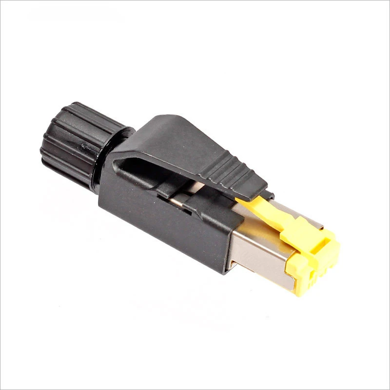 

10pcs 4pin Industrial Ethernet Profinet / Ethercat Agreement RJ45 Connector Cat5e / Cat6 RJ45