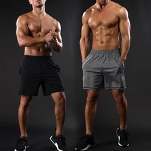 Новые мужские шорты для фитнеса, короткие штаны, шорты для бега, бодибилдинга, тренировок