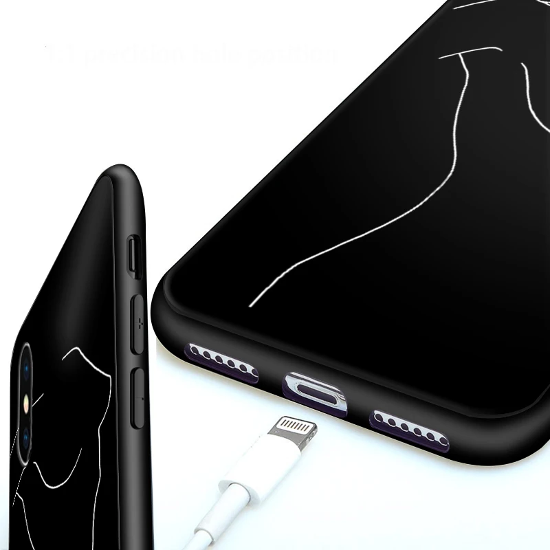 Чехлы для телефонов с сексуальной девушкой обнаженным телом iPhone XS Max чехол 11 Pro 5 S