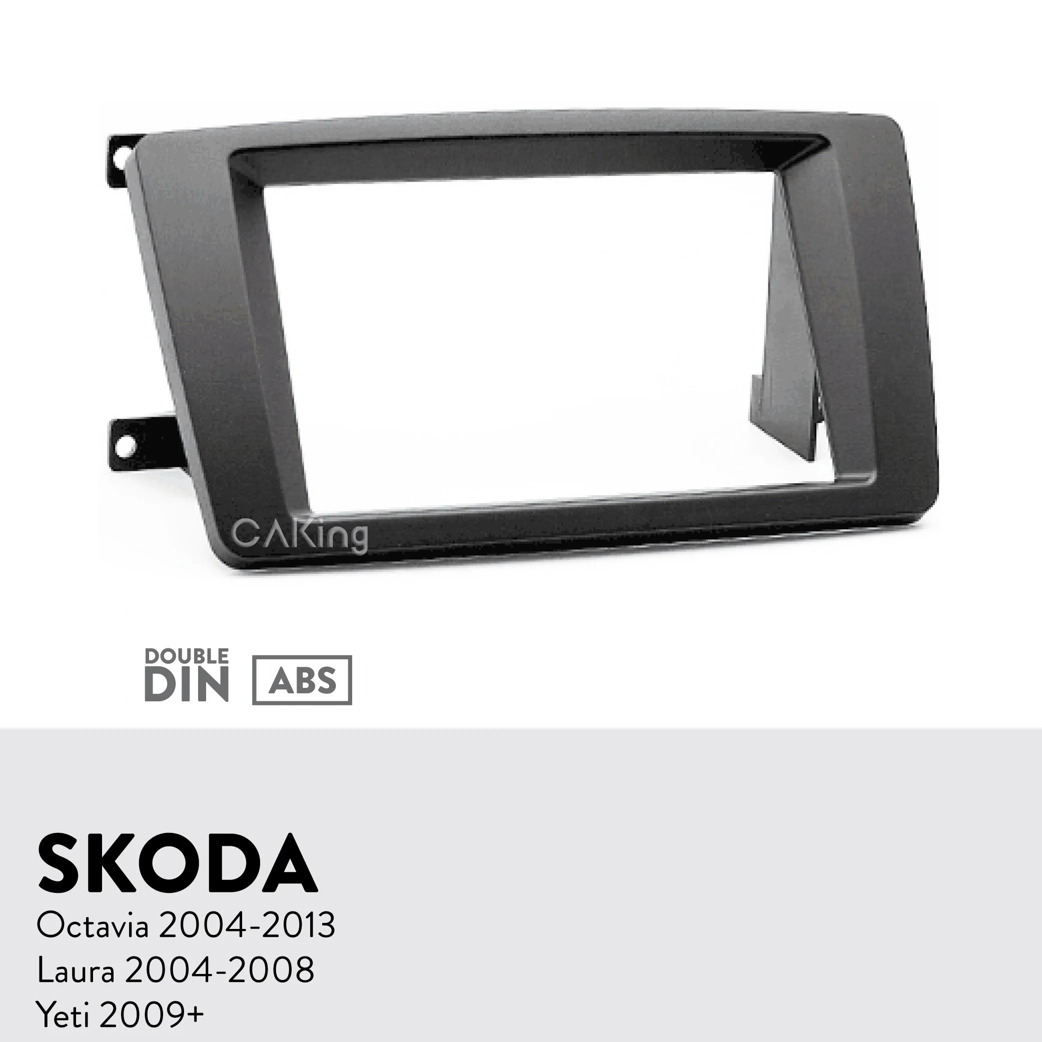 Автомобильная Радио панель для SKODA Octavia 2004-2013, Laura 2004-2008; Yeti 2009+ Dash Kit приборная пластина крышка Рамка адаптер консоль