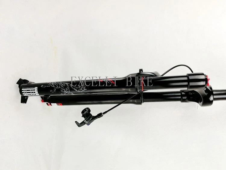 Excelli 26 27.5 29inch Air Shocking Fork Magnesium Titanium Moutain Bike Fork Disc Brake 100mm Travel Suspension Fork35