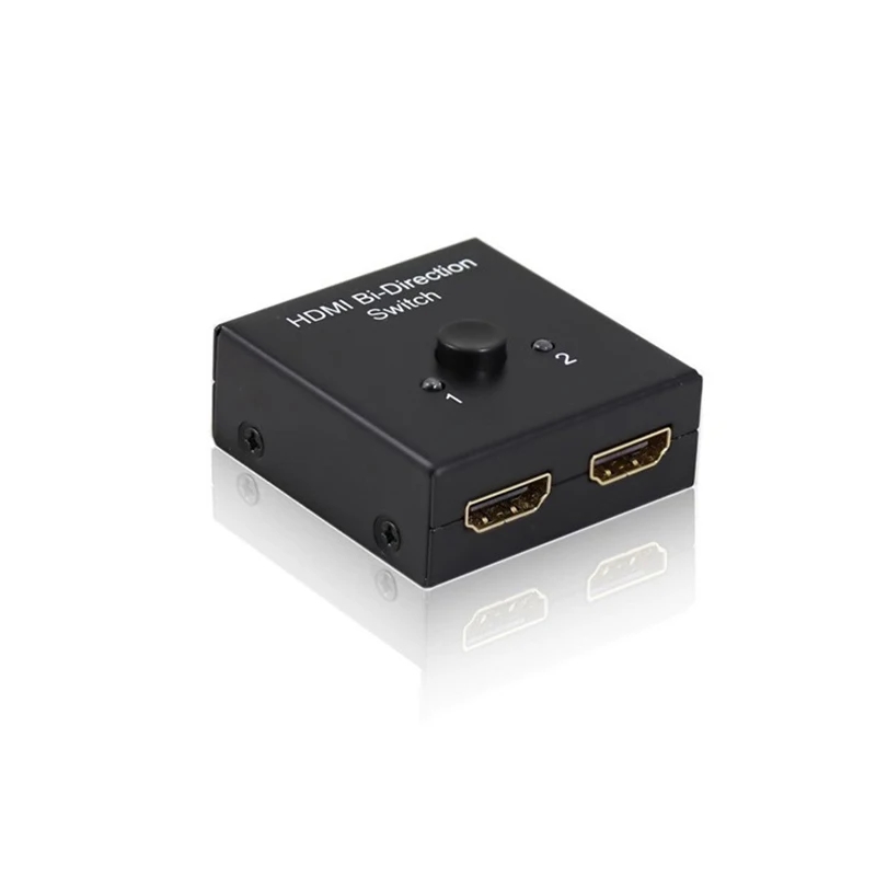 Suntaiho HDMI 2.0 Switcher 2 Ports Bi-direction Manual Switch 2x1 Switch Switcher/1x2 Splitter1.4V Digital Supports 1080P 4K Suntaiho HDMI 2.0 Switcher 2 Ports Bi-direction Manual Switch 2x1 Switch Switcher/1x2 Splitter1.4V Digital Supports 1080P 4K
