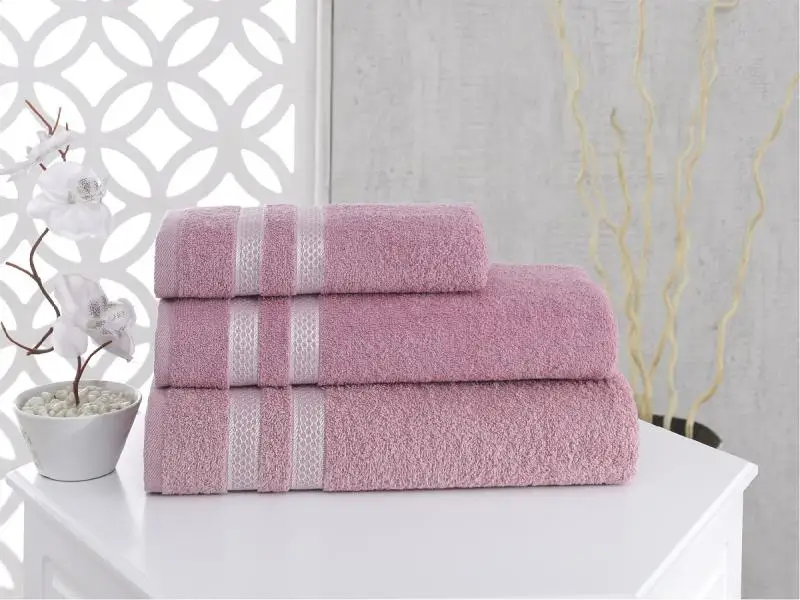 Towel bath KARNA PETEK 70*140 cm muddy-pink | Дом и сад