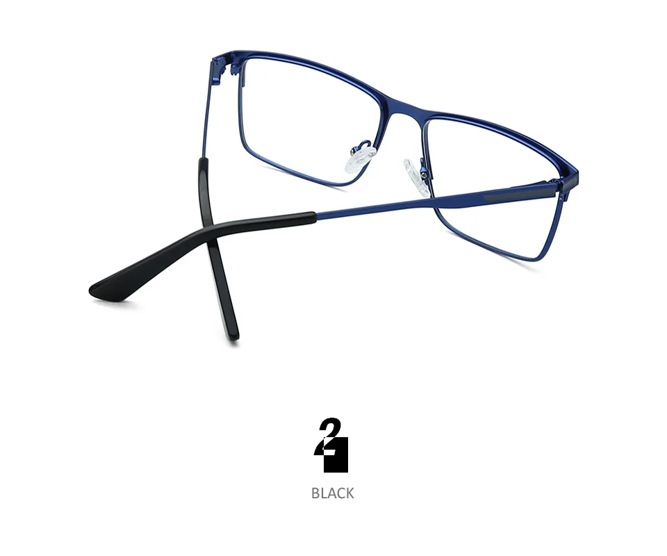 Очки из зеноттического сплава, оправа для мужчин, оптические квадратные очки для дальнозоркости, близорукости, очки BT2108