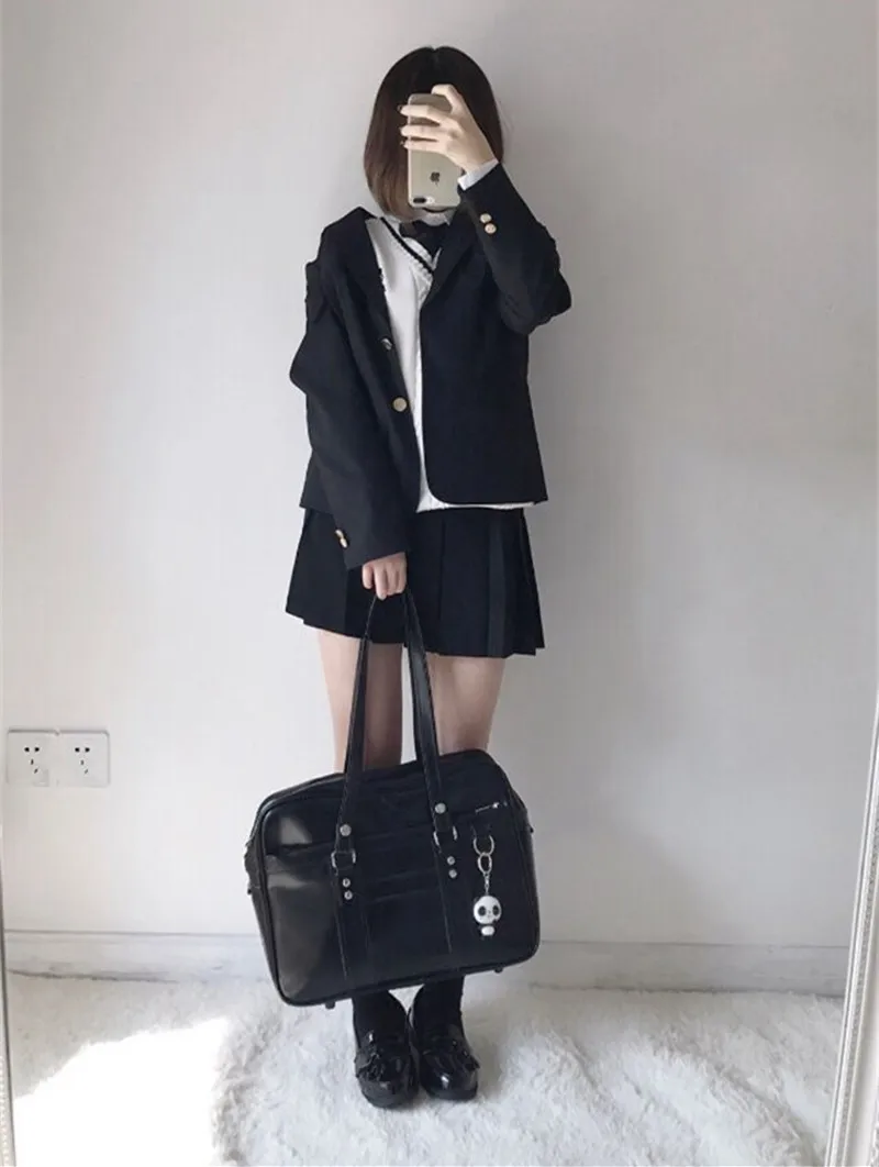 Kawaii панда детская британская школьная форма с V образным вырезом жилет японский JK