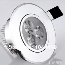 Toika 50 шт./лот 3 Вт вниз свет, потолочный свет серебристого цвета оболочки, Холодный/теплый белый, угол 30 градусов, гарантия 2 года