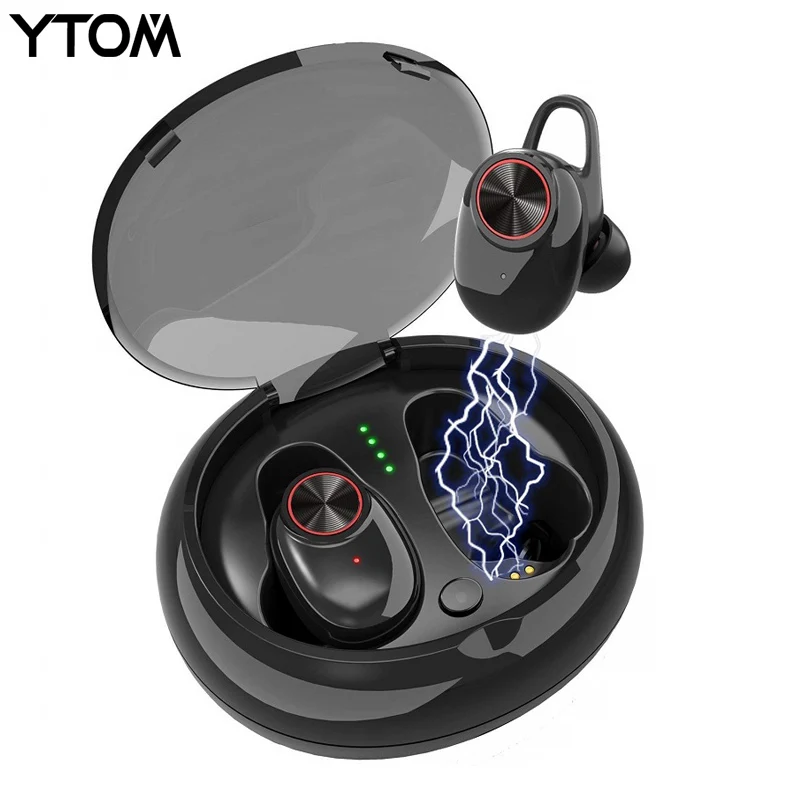 Беспроводные наушники YTOM YT8 с Bluetooth 5,0, 6 часов воспроизведения, TWS, bluetooth-гарнитура, наушники с портом, беспроводные, лучшие наушники для s порта