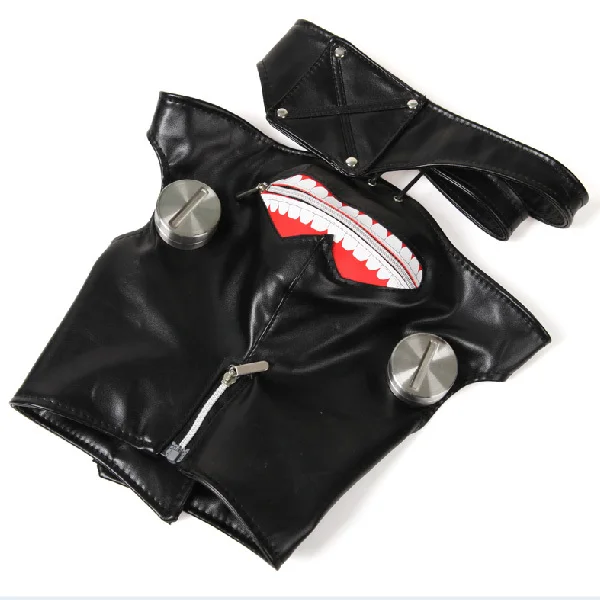 Tokyo Ghoul Cosplay Kaneki Ken Mask Adjustable Belt Halloween Party Prop Anime