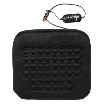 

Car Heated Seat Cushion Hot Cover Auto 12V Heat Heater Warmer Pad-winter Black